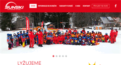 Desktop Screenshot of lyzujemeseslunickem.cz