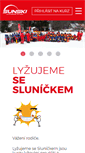 Mobile Screenshot of lyzujemeseslunickem.cz